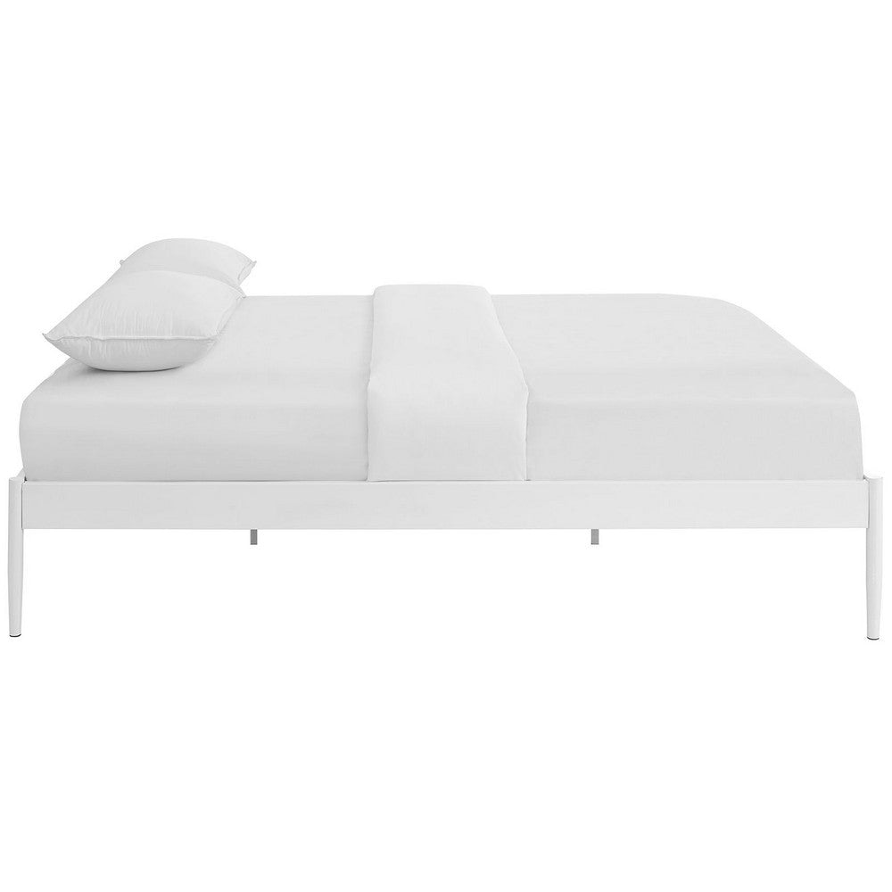 Elsie Full Bed Frame White - No Shipping Charges MDY-MOD-5473-WHI