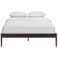 Elsie Queen Bed Frame Brown - No Shipping Charges MDY-MOD-5474-BRN