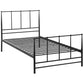 Estate Twin Bed Brown - No Shipping Charges MDY-MOD-5480-BRN