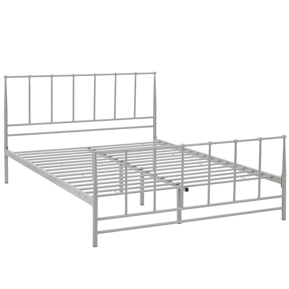 Estate Queen Bed Gray - No Shipping Charges MDY-MOD-5482-GRY