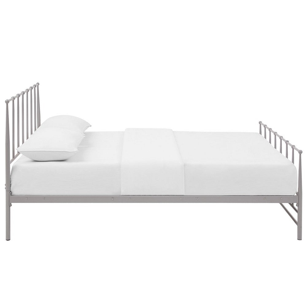 Estate Queen Bed Gray - No Shipping Charges MDY-MOD-5482-GRY