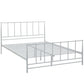 Estate Queen Bed White - No Shipping Charges MDY-MOD-5482-WHI