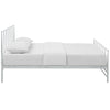 Estate Queen Bed White - No Shipping Charges MDY-MOD-5482-WHI