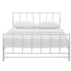 Estate Queen Bed White - No Shipping Charges MDY-MOD-5482-WHI