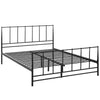 Estate King Bed Brown - No Shipping Charges MDY-MOD-5483-BRN