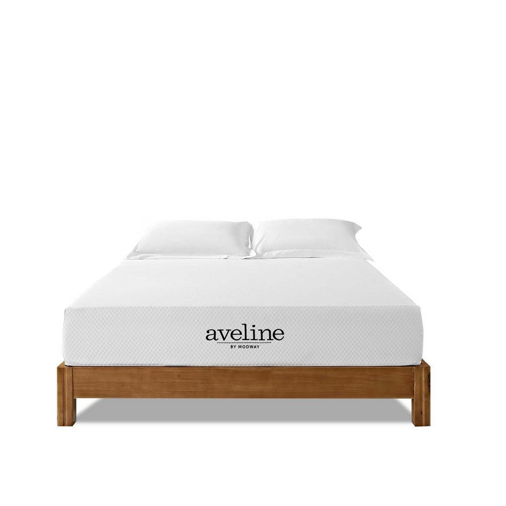 Modway Aveline Gel Infused Memory Mattress with CertiPUR-US Certified Foam, Full, White