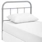 Serena Twin Steel Headboard Gray - No Shipping Charges MDY-MOD-5534-GRY