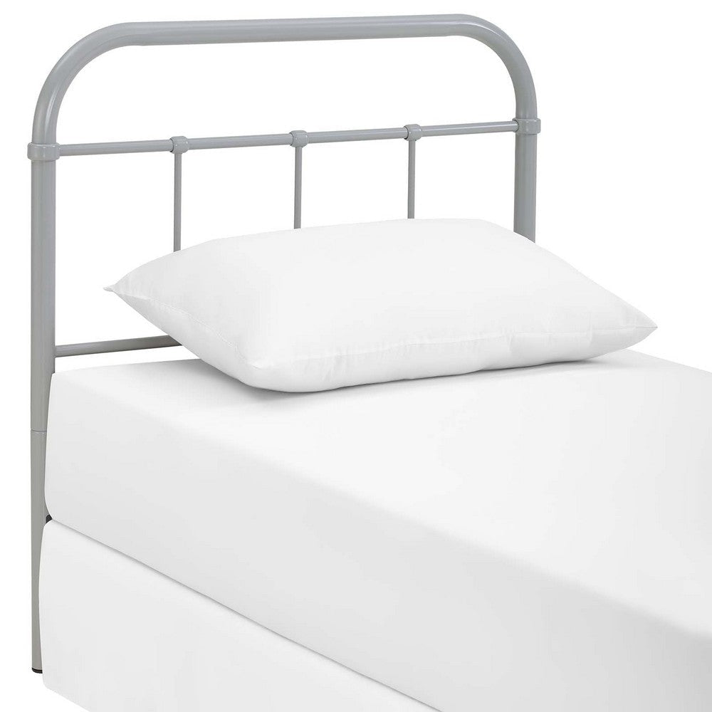 Serena Twin Steel Headboard Gray - No Shipping Charges MDY-MOD-5534-GRY