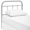 Serena Twin Steel Headboard Gray - No Shipping Charges MDY-MOD-5534-GRY