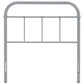 Serena Twin Steel Headboard Gray - No Shipping Charges MDY-MOD-5534-GRY