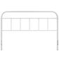 Modway Serena Rustic Farmhouse Style Steel Metal White Headboard Size Queen MDY-MOD-5536-WHI