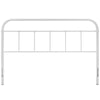 Modway Serena Rustic Farmhouse Style Steel Metal White Headboard Size Queen MDY-MOD-5536-WHI