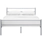 Modway Alina Queen Size Platform Bed Frame With Headboard In Gray MDY-MOD-5553-GRY-SET