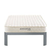 Modway Mila 6” Twin Mattress - Firm 6 Inch Twin Mattress - 10-Year Warranty ,White