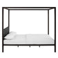 Raina Queen Canopy Bed Frame Brown Gray - No Shipping Charges MDY-MOD-5570-BRN-GRY