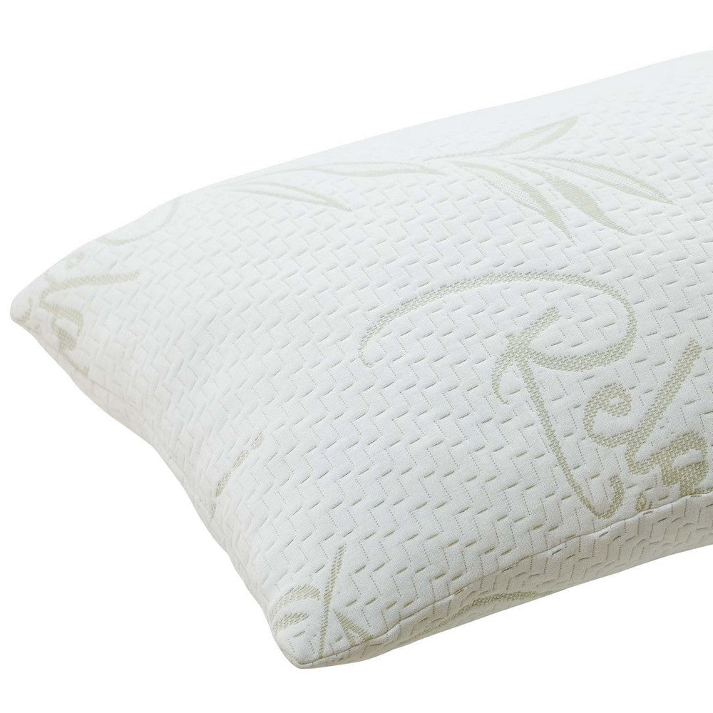 Relax Queen Size Pillow White - No Shipping Charges MDY-MOD-5575-WHI