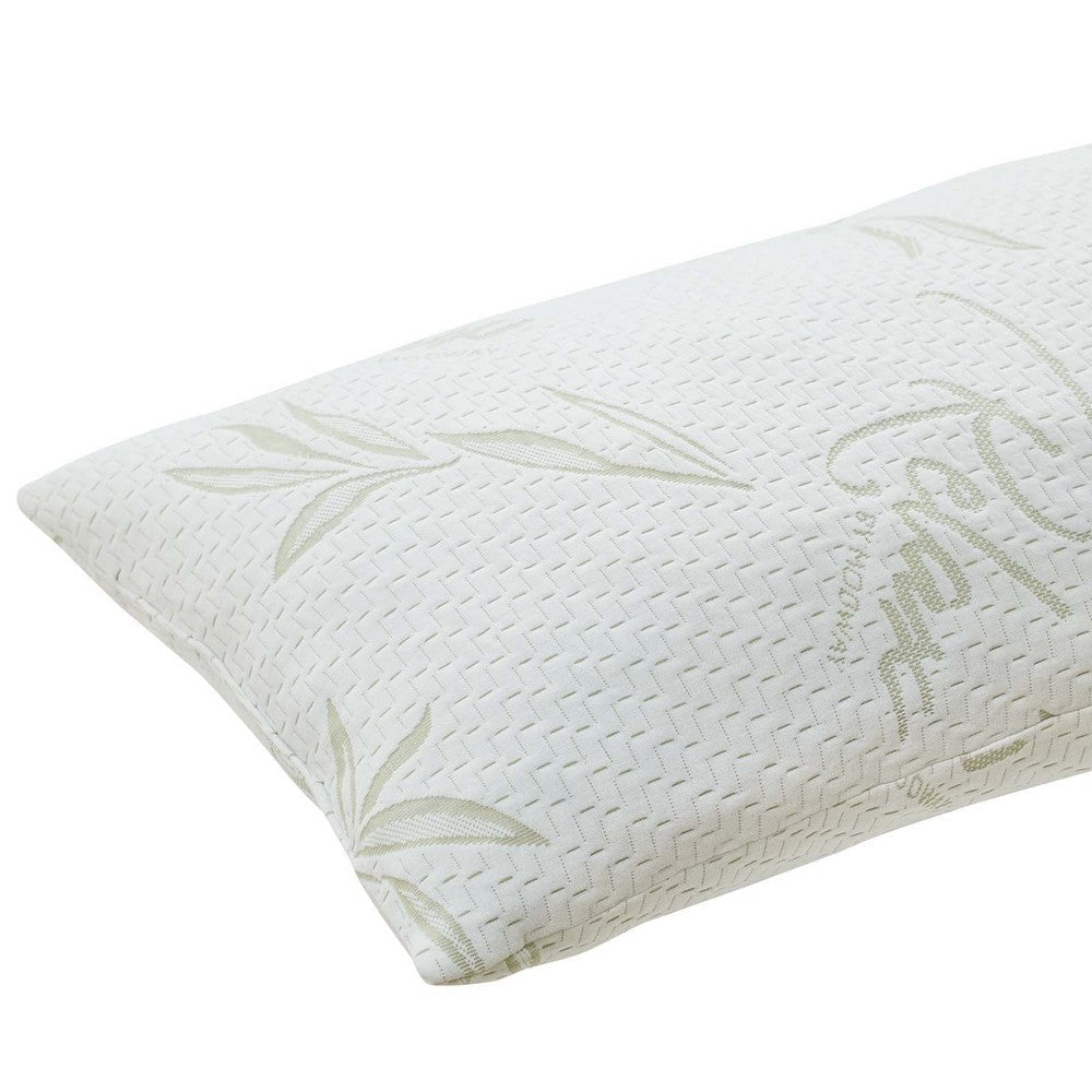 Relax King Size Pillow White - No Shipping Charges MDY-MOD-5576-WHI