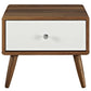 Transmit Nightstand Walnut White - No Shipping Charges MDY-MOD-5731-WAL-WHI