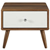 Transmit Nightstand Walnut White - No Shipping Charges MDY-MOD-5731-WAL-WHI