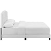 Amelia Twin Upholstered Fabric Bed - No Shipping Charges MDY-MOD-5838-WHI