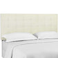 Modway Paisley Upholstered Biscuit Tufted Performance Velvet Full / Queen Headboard Size in Ivory