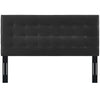 Paisley Tufted King and California King Upholstered Faux Leather Headboard - No Shipping Charges MDY-MOD-5857-BLK