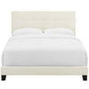 Amira Full Upholstered Velvet Bed - No Shipping Charges MDY-MOD-5859-IVO