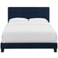 Modway Amira Tufted Performance Velvet Upholstered Full Bed in Midnight Blue MDY-MOD-5859-MID