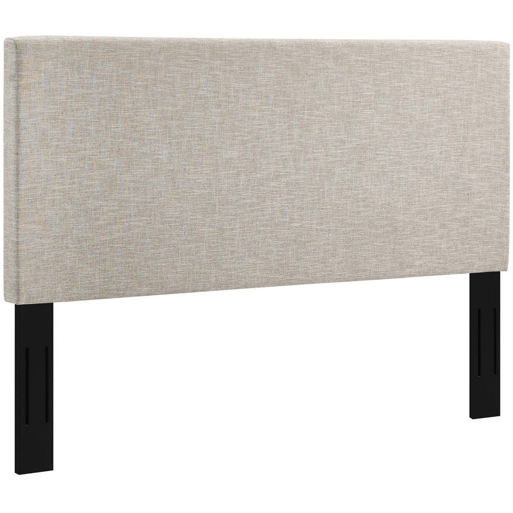 Taylor Full / Queen Upholstered Linen Fabric Headboard - No Shipping Charges MDY-MOD-5880-BEI