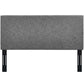 Taylor Full / Queen Upholstered Linen Fabric Headboard - No Shipping Charges MDY-MOD-5880-LGR