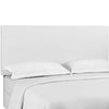 Modway Taylor Full/Queen King Upholstered Faux Leather Headboard, White