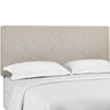 Modway Claire Linen Fabric Upholstered King and California King Headboard in Beige