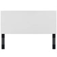 Taylor King and California King Upholstered Faux Leather Headboard - No Shipping Charges MDY-MOD-5885-WHI