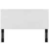 Taylor King and California King Upholstered Faux Leather Headboard - No Shipping Charges MDY-MOD-5885-WHI