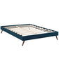 Modway MOD-5891 Loryn Upholstered Queen Platform Bed Frame with Wood Slat Support in Azure MDY-MOD-5891-AZU