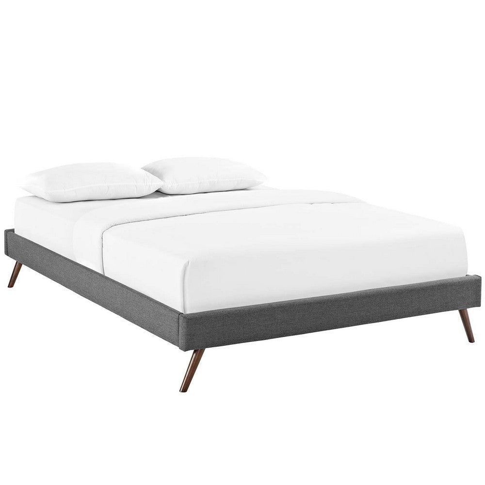 Loryn Queen Bed Frame with Round Splayed Legs - No Shipping Charges