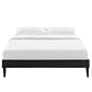 Tessie Full Bed Frame with Squared Tapered Legs - No Shipping Charges MDY-MOD-5896-BLK