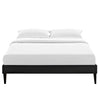 Tessie Full Bed Frame with Squared Tapered Legs - No Shipping Charges MDY-MOD-5896-BLK