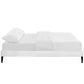 Tessie Queen Bed Frame with Squared Tapered Legs - No Shipping Charges MDY-MOD-5898-WHI