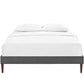 Tessie Queen Bed Frame with Squared Tapered Legs - No Shipping Charges MDY-MOD-5898-WHI