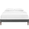 Tessie Queen Bed Frame with Squared Tapered Legs - No Shipping Charges MDY-MOD-5898-WHI