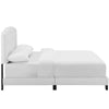 Amelia Twin Faux Leather Bed - No Shipping Charges MDY-MOD-5990-WHI