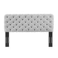 Lizzy Tufted Full/Queen Performance Velvet Headboard - No Shipping Charges MDY-MOD-6031-CHA