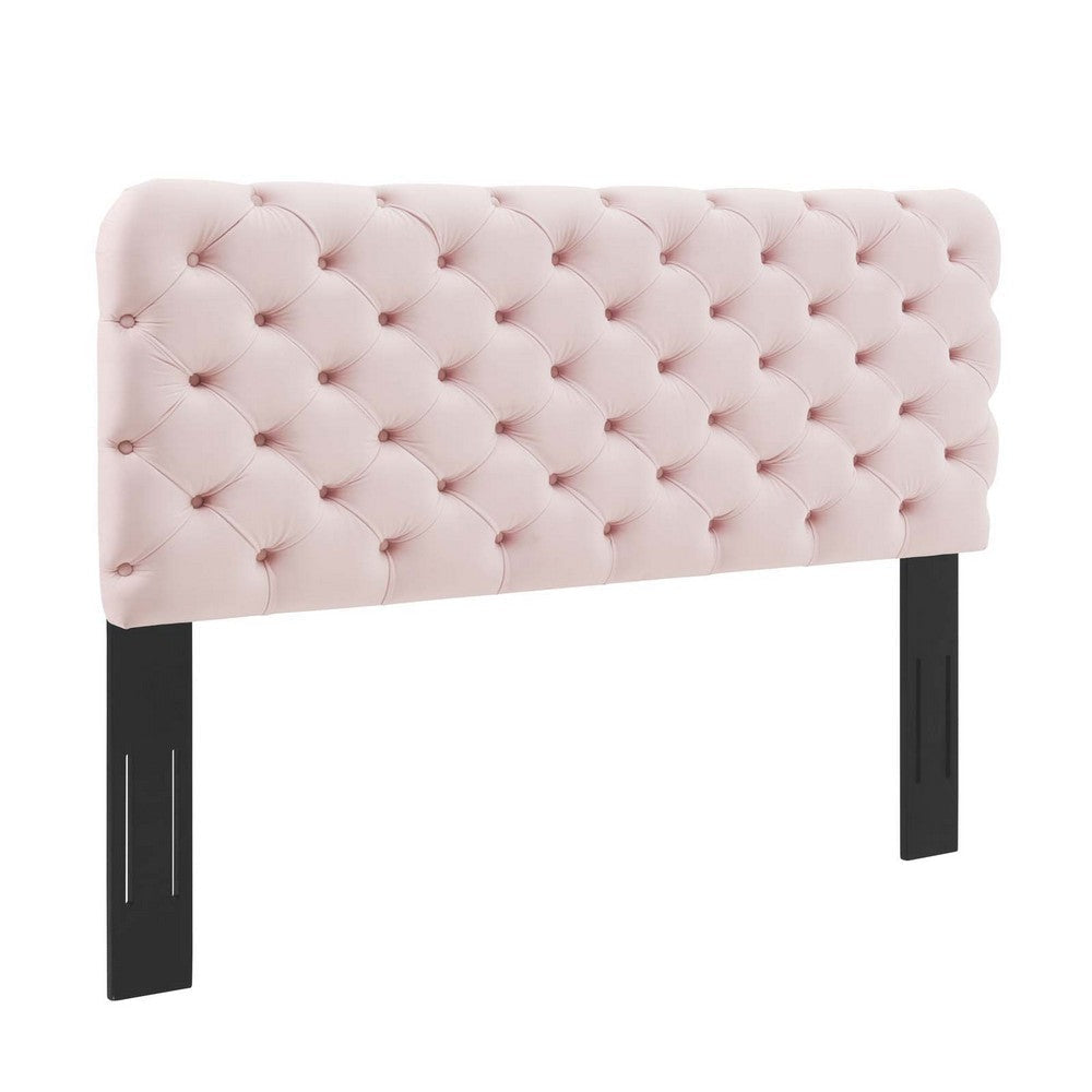 Lizzy Tufted Full/Queen Performance Velvet Headboard - No Shipping Charges