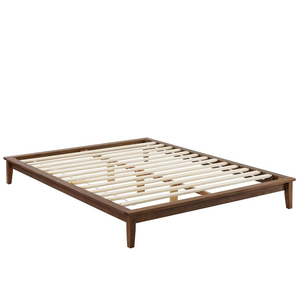 Lodge Queen Wood Platform Bed Frame - No Shipping Charges MDY-MOD-6055-CAP