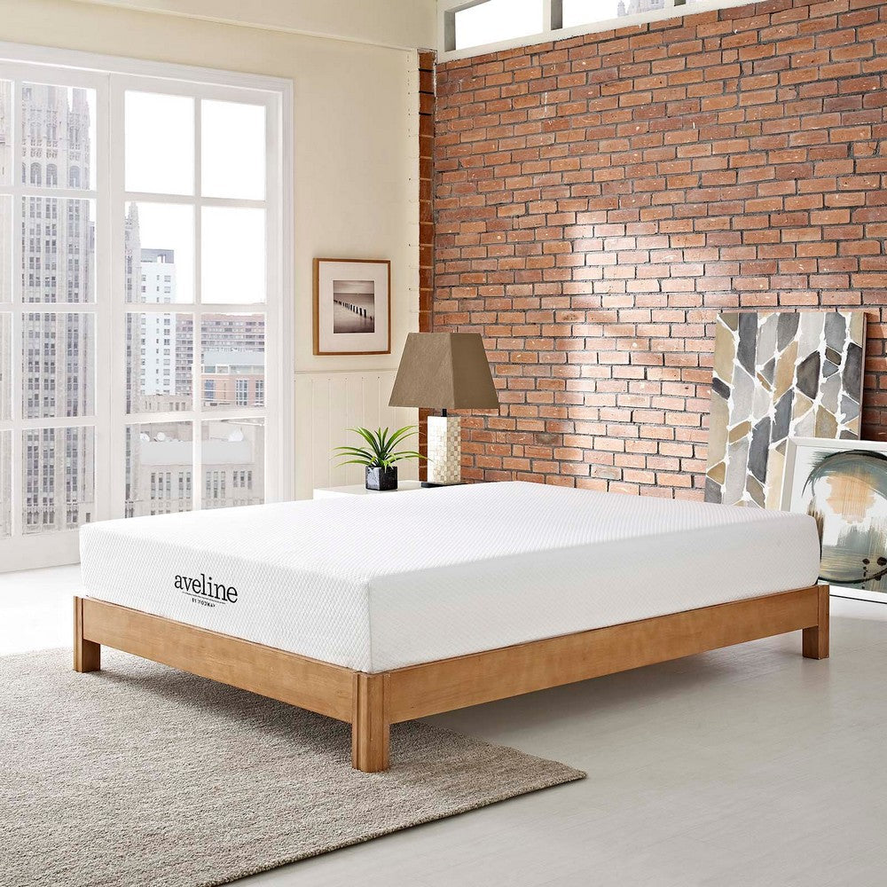 Aveline 10’ California King Gel Memory Foam Mattress - No Shipping Charges MDY-MOD-6079-WHI