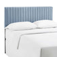 Keira Full/Queen Performance Velvet Headboard - No Shipping Charges MDY-MOD-6095-LBU