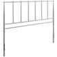 Kiana Full Metal Stainless Steel Headboard - No Shipping Charges MDY-MOD-6104-GRY