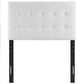 Modway Emily Twin Biscuit Tufted Performance Velvet Headboard White MDY-MOD-6114-WHI