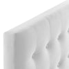 Modway Emily Twin Biscuit Tufted Performance Velvet Headboard White MDY-MOD-6114-WHI